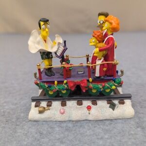 The‎ Simpsons Christmas Express A Caroling Surprise 2003 Figurine Flanders Homer
